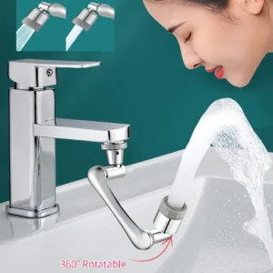 Rallonge de robinet rotative universelle à 1440°