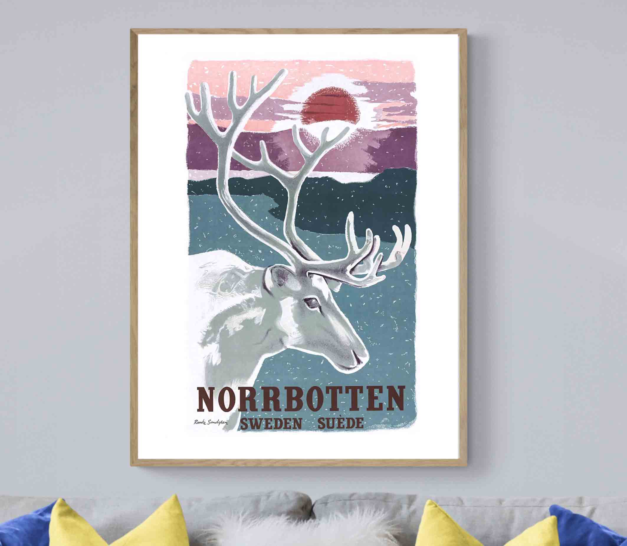 Affiche Suède Norrbotten