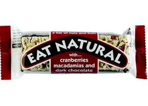 Eat natural cranberries macademia noten & pure chocola (12x 45gr)