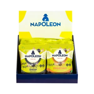 Napoleon zwat-wit & drop (24x 150gr) toonbankdoos