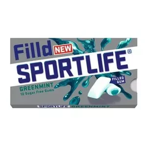 Sportlife filld greenmint blister 21.8 gr 10 gums