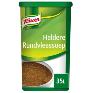 Knorr heldere rundvleessoep 35ltr.