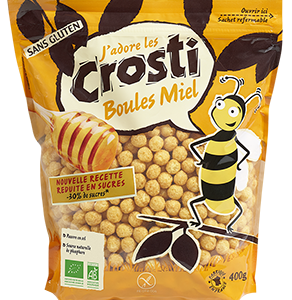 Favrichon Crosti Boules Miel sans Gluten 400G