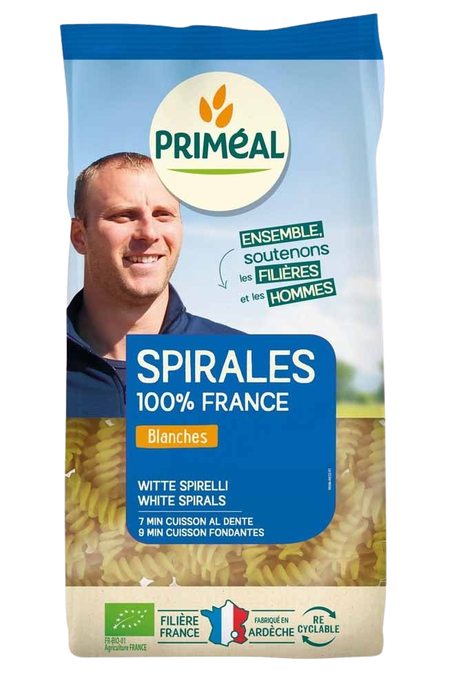 Primeal Spirales Blanches Familiales 500G