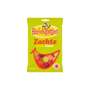 Harlekijntjes zachte fruitgum veggie zak (12x 400gr)