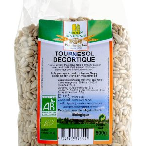 Moulin des Moines Graines de Tournesol Décortiqué 500G