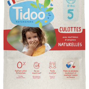 Tidoo Culottes Écologiques Voile Naturel T5+ (12-18kg) – X28