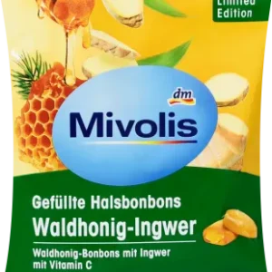 Mivolis Bonbons Miel de forêt-gingembre, 75 g