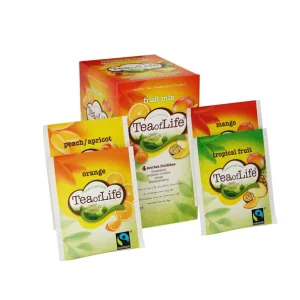 Tea of life fruit mix or mango tropical peach (80x 2gr)