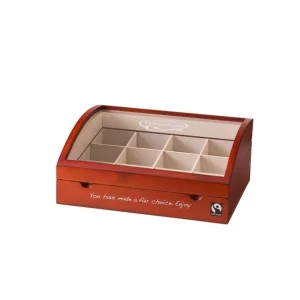 Tea of life wooden box heatseal leeg (12-vaks)