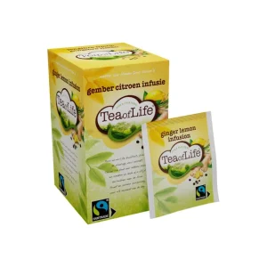 Tea of life fairtrade gember citroen infusie (80x 1,25gr)