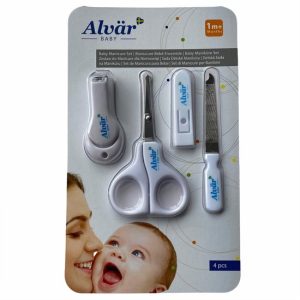 Alvär baby ensemble de soins des ongles pour bébé 4 pièces 1+mois