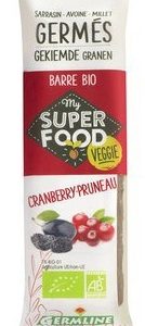 Germline Barre de Céréales Germées Cranberry-Pruneau 33G