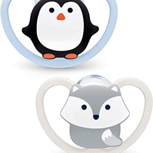 NUK Space sucette silicone 0-6 mois