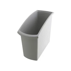 Papierbak Mondo Rechthoekig Grijs (18 liter)