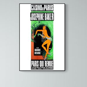 Affiche Joséphine Baker – Paris qui Remue