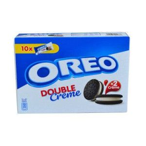 Biscuit Cacaoté Fourré Goût Vanille Double Crème Oreo  10 x 48,8 g