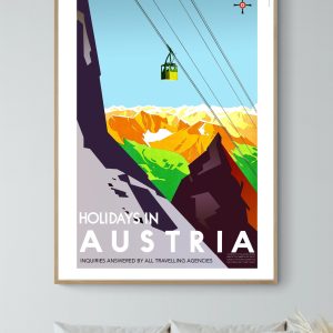 Affiche Holidays in Austria