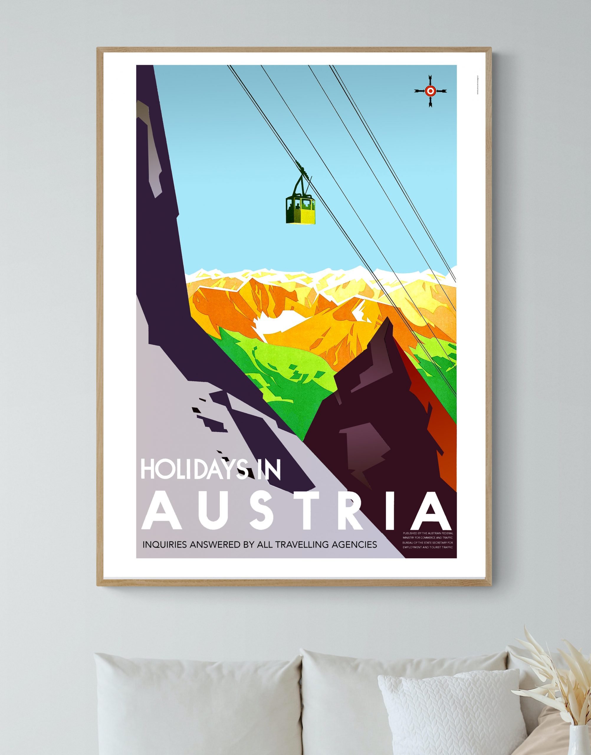 Affiche Holidays in Austria