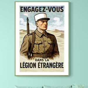 Affiche Engagez Vous dans la légion Etrangère
