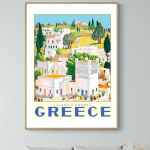 Affiche Grèce – Island of Andros