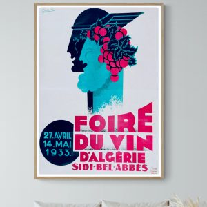 Affiche Foire du Vin d’Algérie 1933
