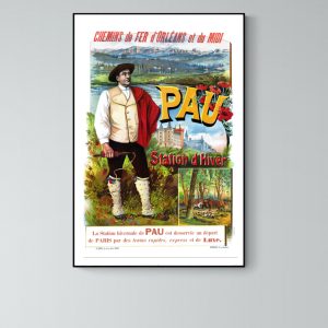 Affiche Pau, station d’Hiver