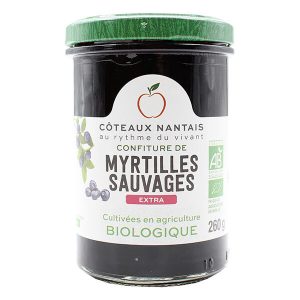 Côteaux Nantais Confiture Myrtilles Extra 260G
