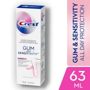 CREST – Sensitive & Gum All Day Protection Anticavity Fluoride Dentifrice – 63ml
