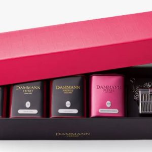 Coffret JARDIN BOTANIQUE, 3 thés, 1 tisane + une boule à thé