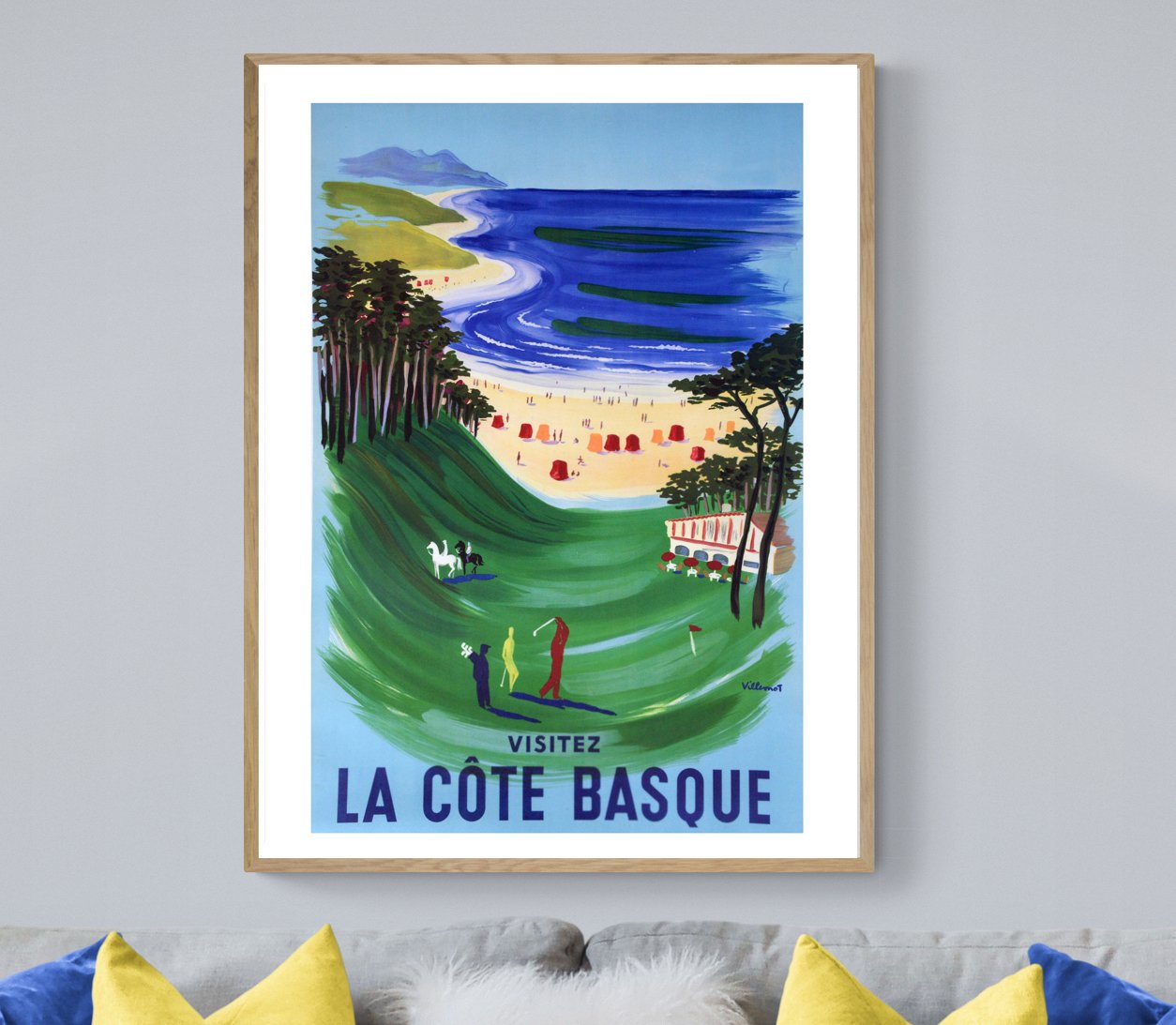 Affiche Visitez la Côte Basque