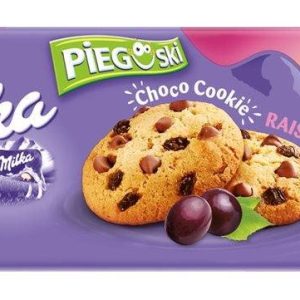 Cookies Chocolat et Raisins PiegSki Milka 135g