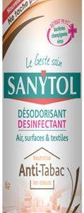 Désodorisant Désinfectant Air Surfaces & Textiles Anti-Tabac Sanytol 300ml