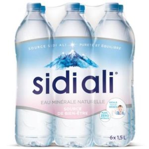 Eau Minérale Naturelle Sidi Ali 6×1.5 L