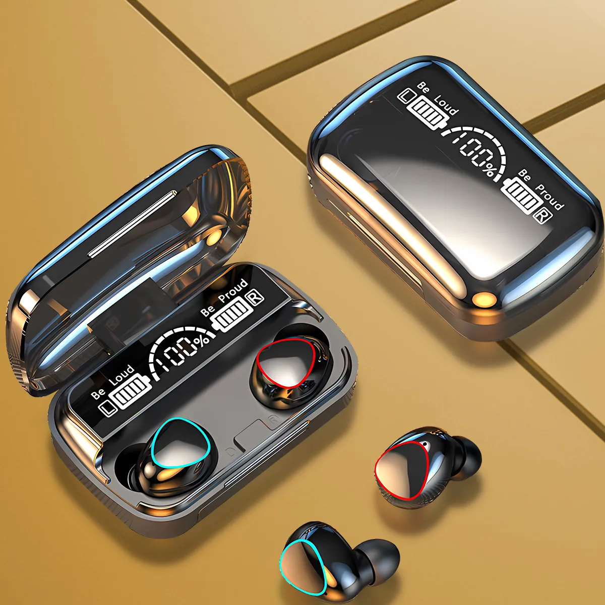 M10 BT 5.3 – Écouteurs Sans Fil Intelligents avec Écran LED, Basses Puissantes et Autonomie Longue – Image 2