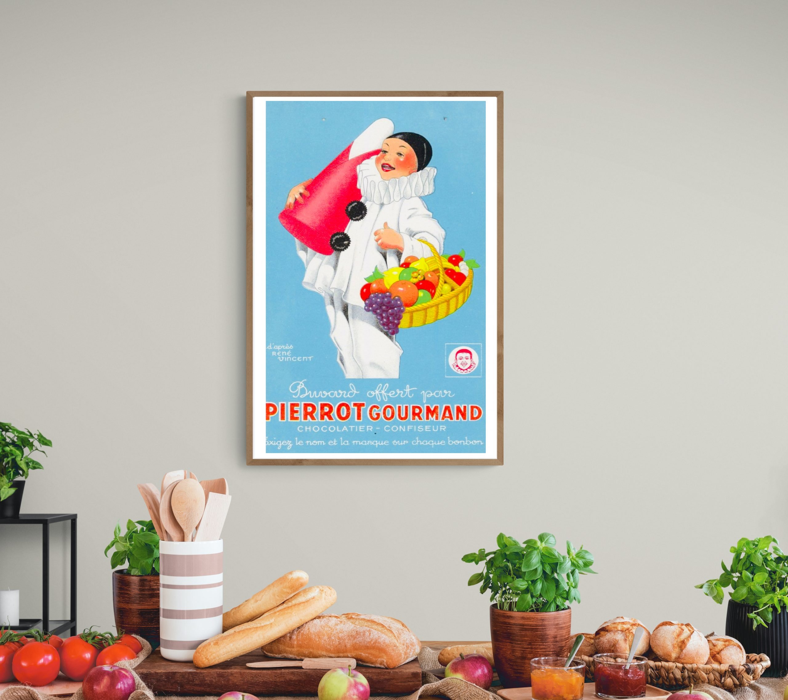Affiche Pierrot Gourmand
