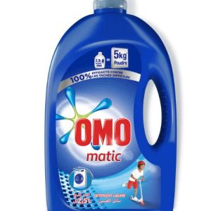 Lot de 2 Détergent Liquide Pour Lessive Omo 2.5L
