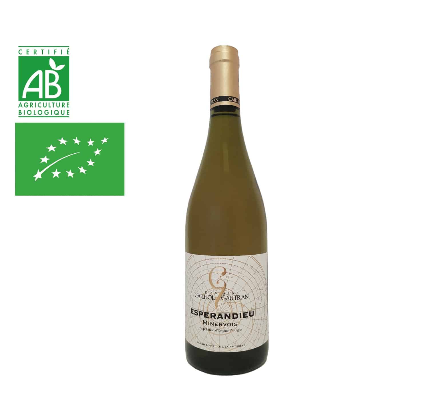 Domaine Cailhol Gautran “Esperandieu” A.O.P. MINERVOIS Blanc 2022 Bouteille 75cl