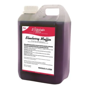 Nic Milkshakesiroop Blueberry Muffin (2 liter)