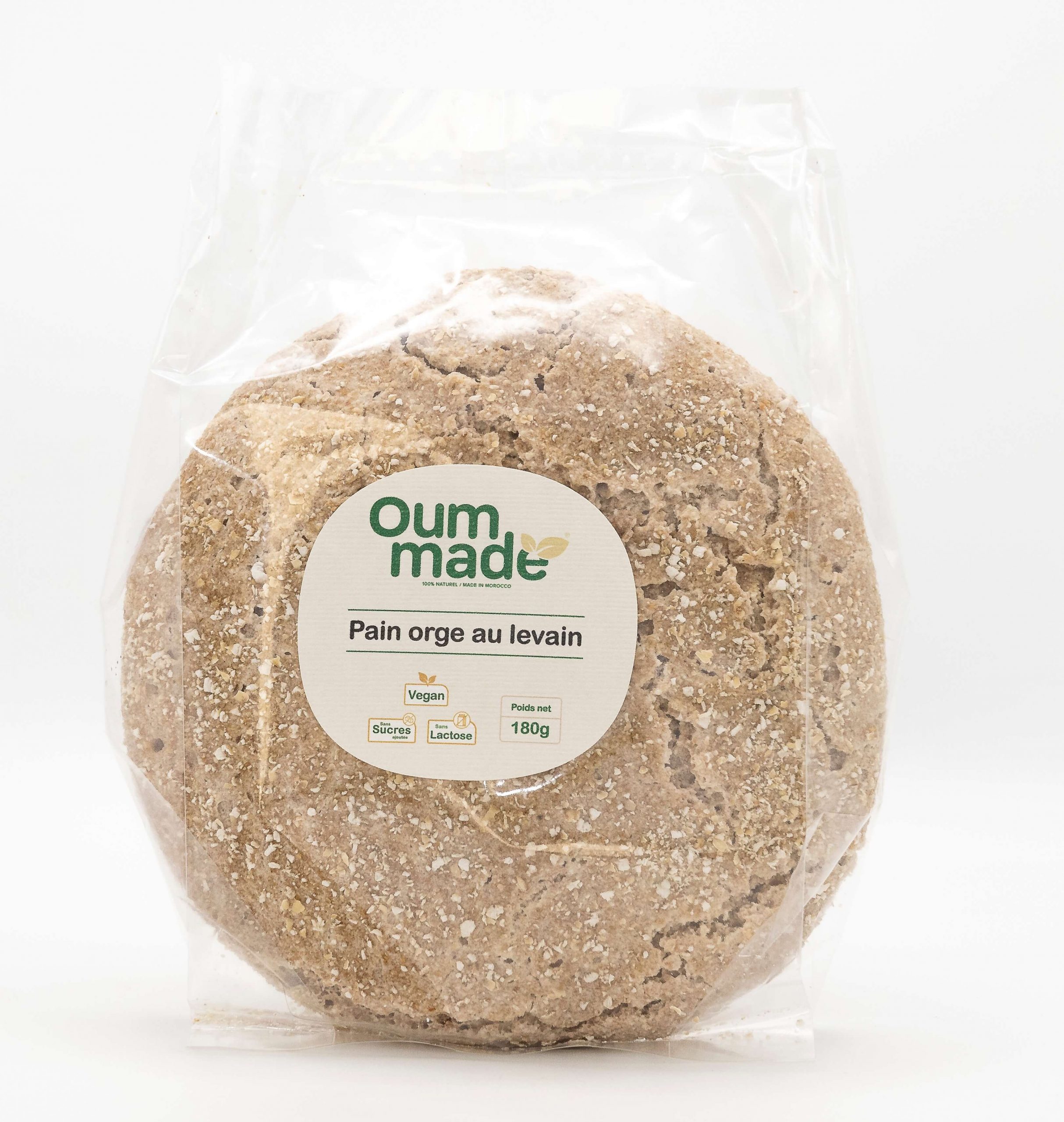 Oum Made Pain à l’Orge au Levain x2