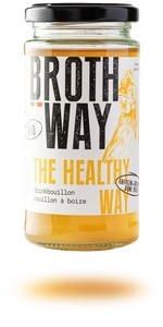 Broth Way Bouillon à Boire Poulet Curcuma – Halal – 240Ml