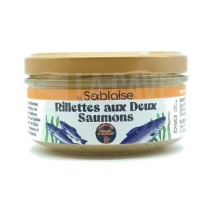 Rillettes aux Deux Saumons 135gr – Conserverie La Sablaise