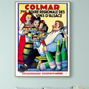 Affiche Colmar, 7e Foire des Vins Régionales d’Alsace