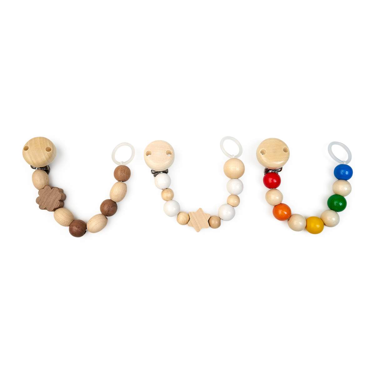 Beauty Baby Attache sucette en bois – Image 2