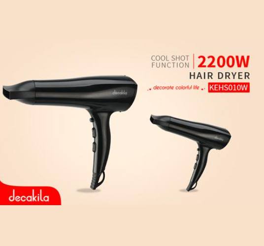 Sèche-cheveux à Fonction de Tir Cool 2200W Decakila