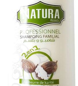 Shampooing Anti-Pelliculaire au Beurre de Karité Natura 1L (100% Naturel)