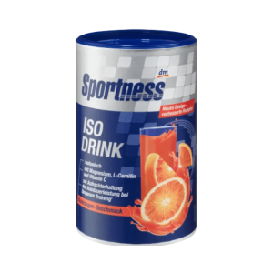 Sportness Iso-Drink en poudre, arôme orange sanguine, 750 g
