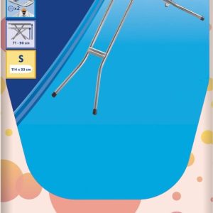Table à repasser Smart ultra-perméable à la vapeur et pratique 114x34cm Rose Vileda
