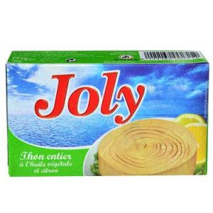 Thon Entier à l&rsquo;Huile Végétale et Citron Joly 125 g