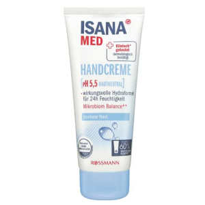 ISANA Med Crème Mains 5,5% Peau Sèche et Crevassée 100 ml